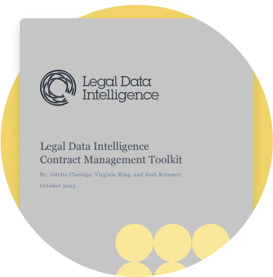 Legal Data Intelligence Contract Management Toolkit graphic