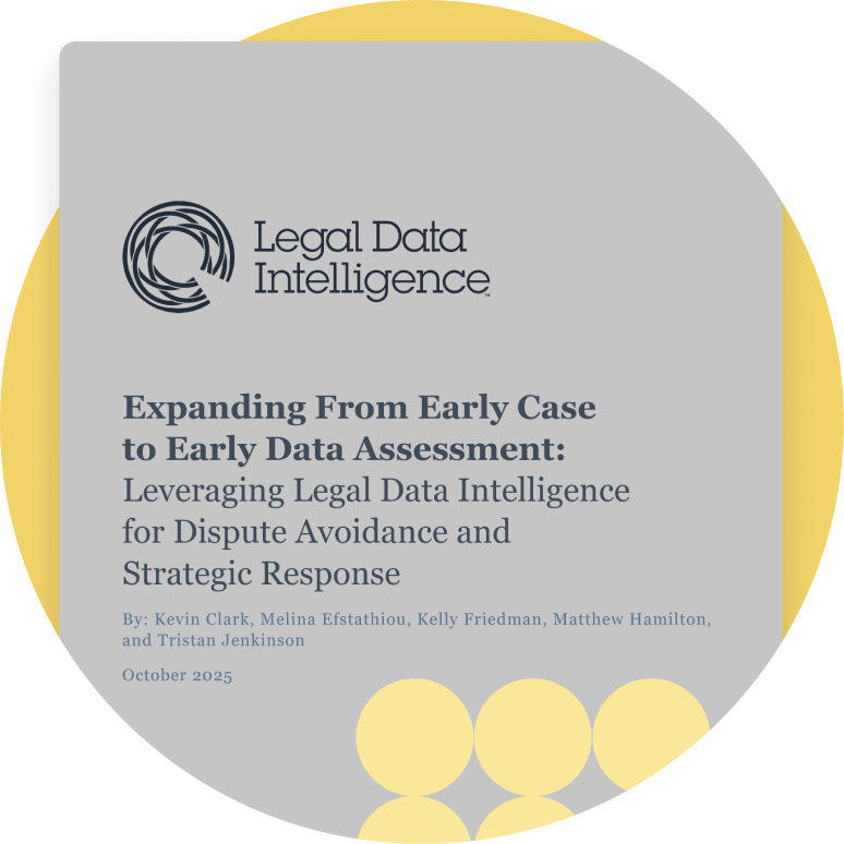 Leveraging Legal Data Intelligence for Dispute Avoidance and Strategic Response white paper graphic